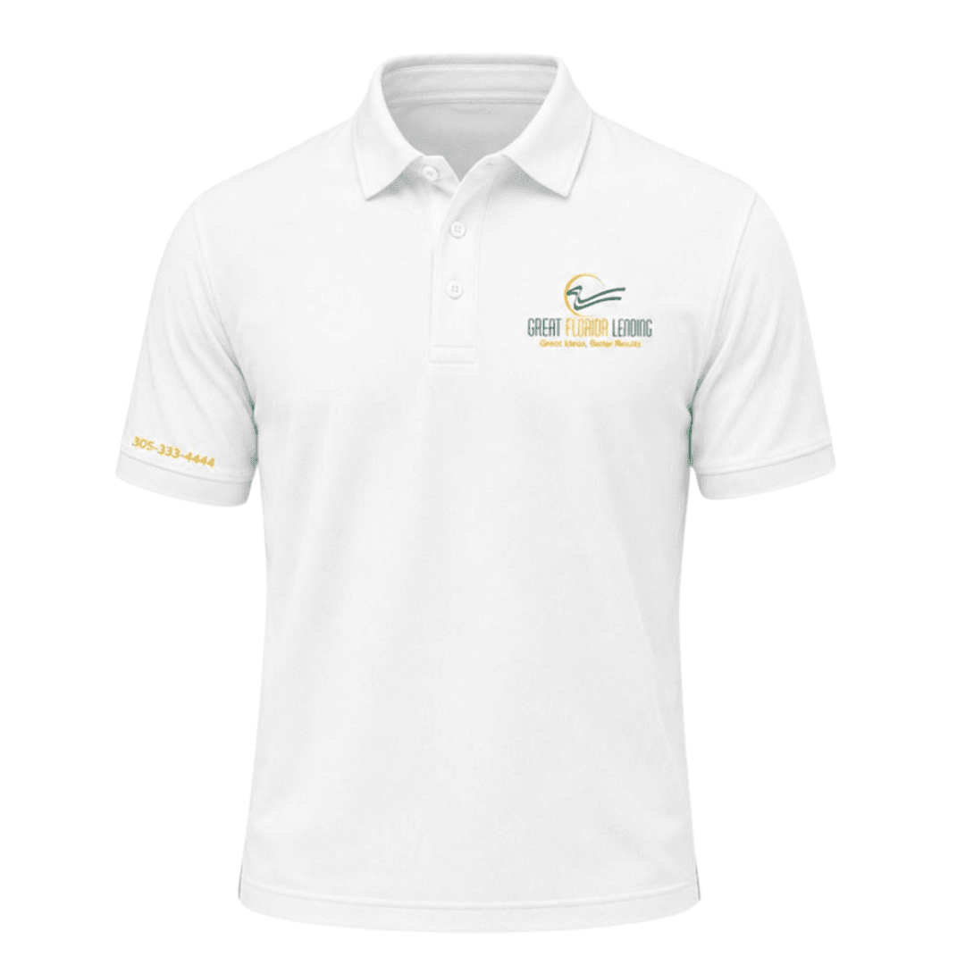 GFL gold-green polo
