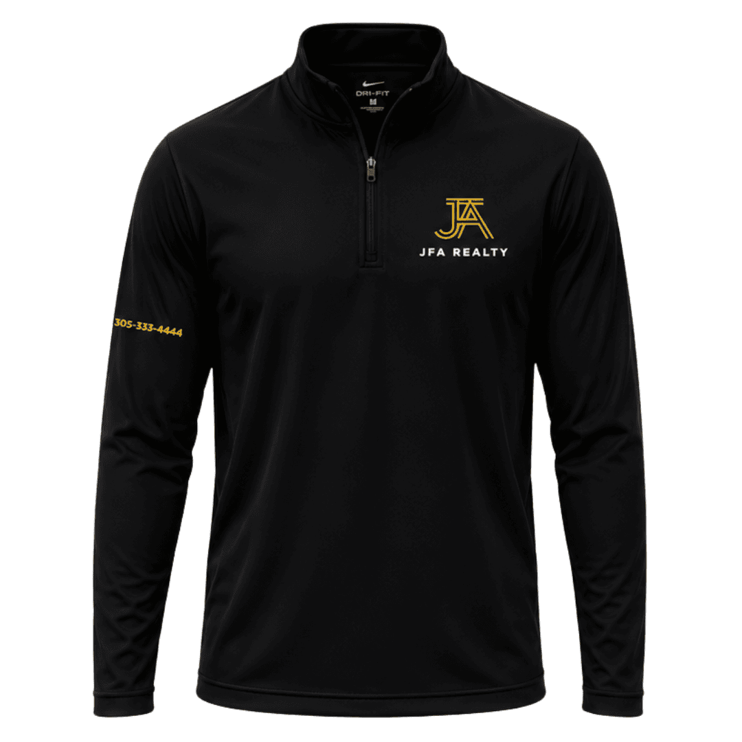 JFA Quarter Zip Black