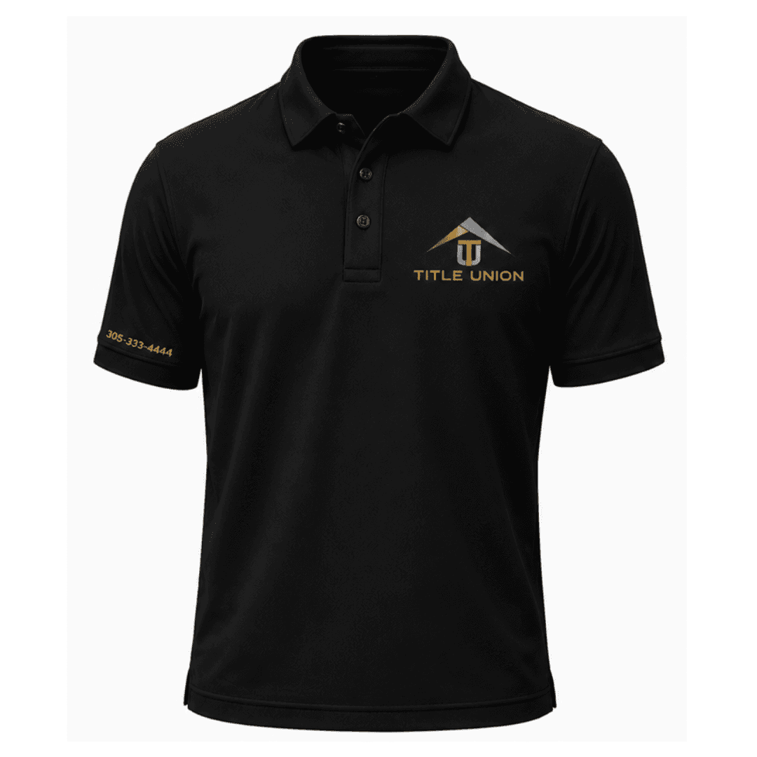 Title Union black polo