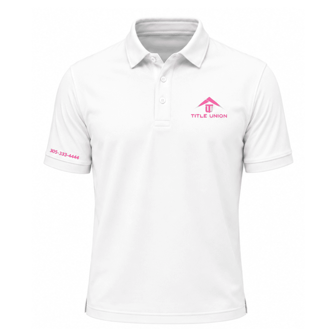 Title Union pink polo